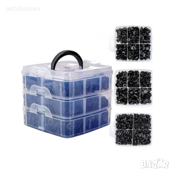 Копки за кола, Щипки за автомобил, за тапицерия, врати, брони, калници, 620бр., снимка 1