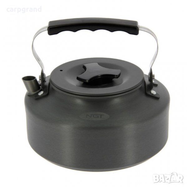 ЧАЙНИК NGT 1.1 LITRE GUN METAL ALUMINIUM KETTLE, снимка 1