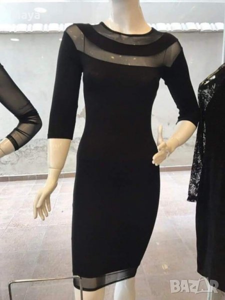 Krasiva cerna roklq s dantela ot 29 na 26lv, снимка 1