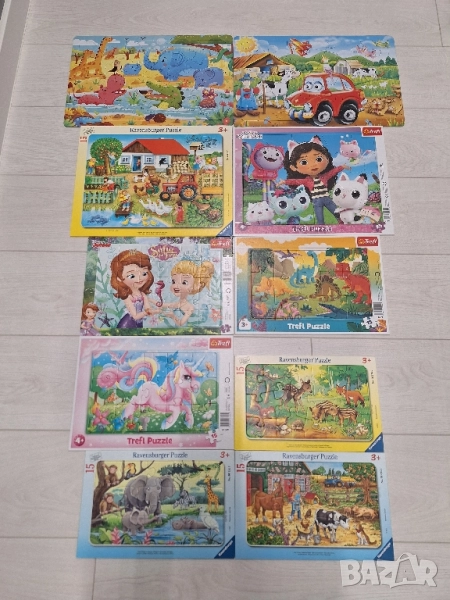 Комплект пъзели за деца 2-4 години, снимка 1