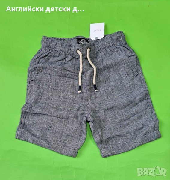 Английски детски ленени къси панталони-NEXT , снимка 1