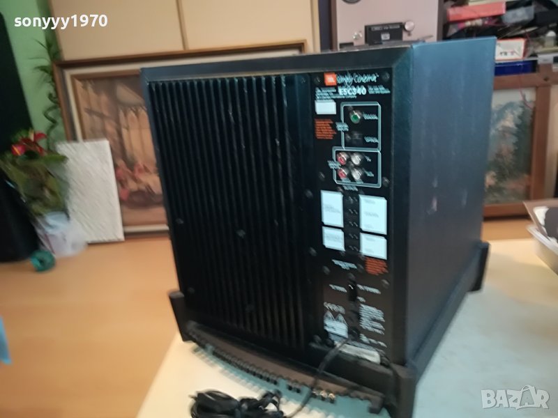 JBL POWER SUBWOOFER-РАЗМЕРИ 40Х38Х33СМ-БАСA E 19СМ- 1903231443, снимка 1