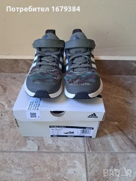 супер запазени adidas FortaRun 2.0 детски маратонки, снимка 1