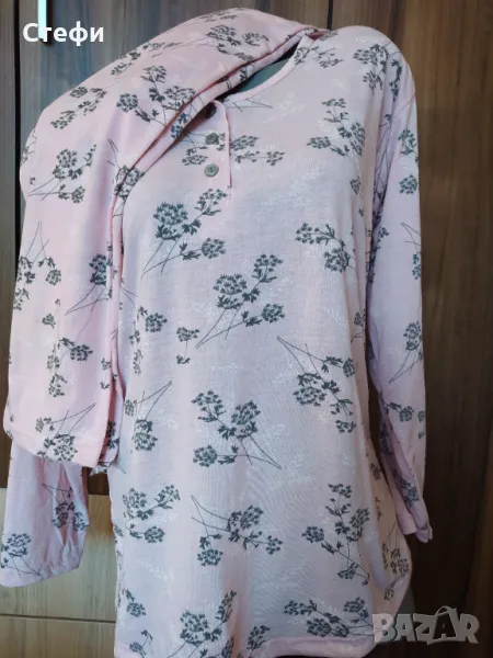 Дамска пижама с бамбук 2XL, снимка 1