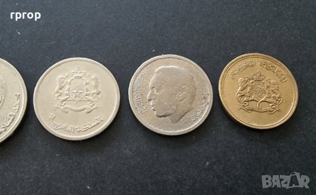 Монети. Мароко. Дирхам . 5 бройки., снимка 7 - Нумизматика и бонистика - 37804716
