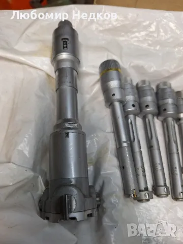 Триточков вътромер микрометър , снимка 2 - Други машини и части - 50353076