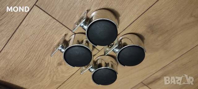 Колела за мебели, с 2 колелца, 50 мм х 20 мм, снимка 4 - Други - 52864696