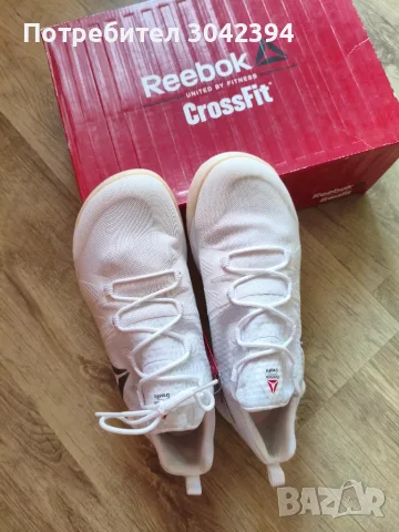 Мъжки маратонки,Reebok,оргинални,бели, снимка 5 - Маратонки - 56149316