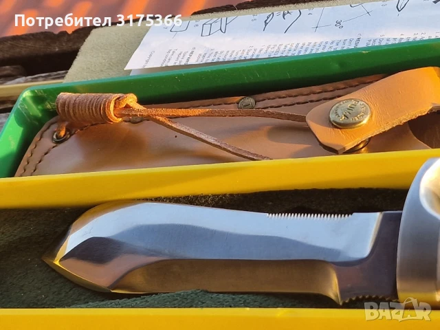 Ловен нож PUMA  White hunter ОРИГИНАЛ, снимка 6 - Ножове - 51020726