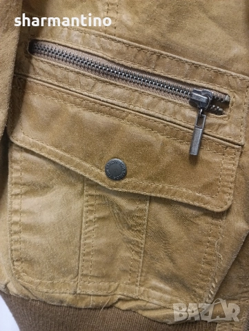 Tom Tailor кожено яке M/S - 75 лв, снимка 4 - Якета - 51979000