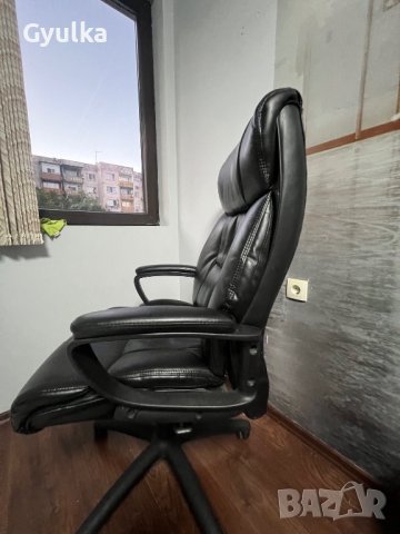 Кожен стол/офис стол, снимка 3 - Столове за офис - 42864911
