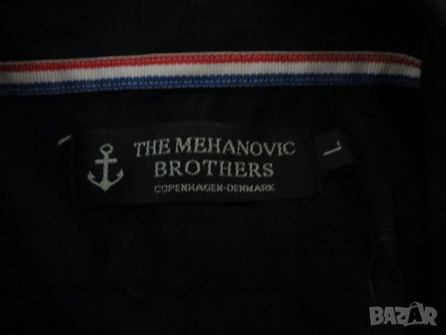 Мъжка риза с дълъг ръкав от лен The Mehanovic Brothers , снимка 4 - Ризи - 38869565