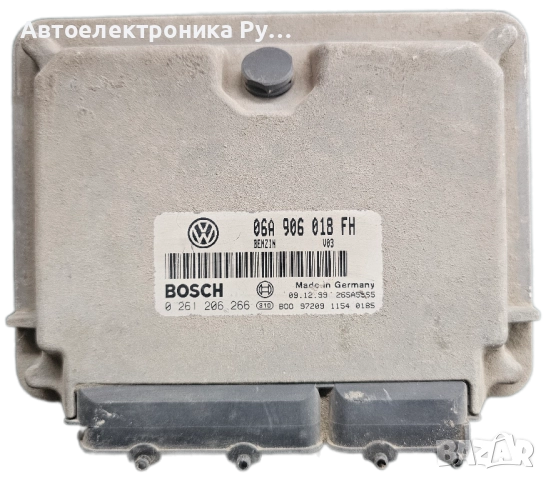 Компютър НА ДВИГАТЕЛЯ SKODA OCTAVIA 2.0 06A906018FH, 06A 906 018 FH, BOSCH 0261206266, 0 261 206 266