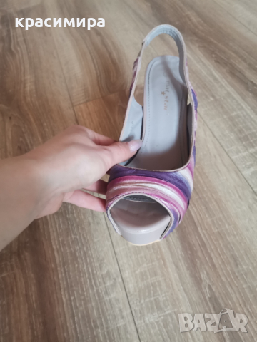 Сандали на висок ток, снимка 3 - Дамски обувки на ток - 44717137