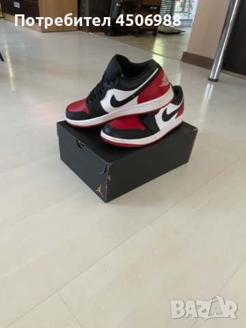 Маратонки NIKE AIR JORDAN 1 LOW, снимка 5 - Маратонки - 50710088