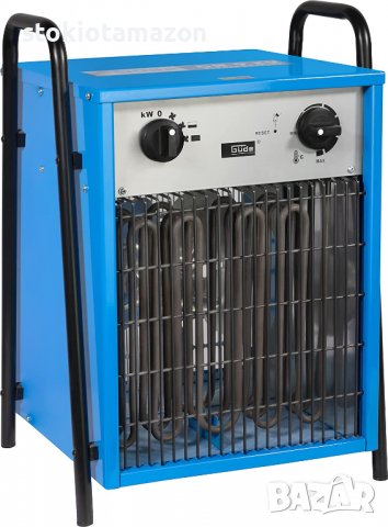 Електрически трифазен калорифер GUDE 85013 GH 9 EV, 9 kW, 22.5 A 