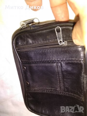 Чанта за колан естествена кожа Ню Гарити 140х110х25мм, снимка 3 - Чанти - 30168374