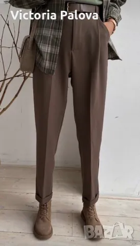 Модерни боти шоколадов цвят MARINA SEVAL Испания, снимка 15 - Дамски боти - 49379982