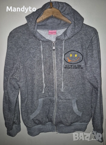 Ватиран суичър с качулка 