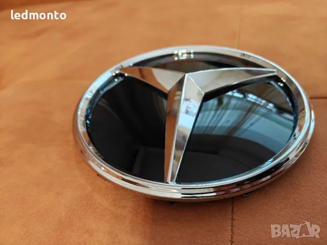 Емблема за предна решетка Mercedes 20,5 см – GLC GLE GLS GLB AMG V-класа VITO . , снимка 3 - Части - 50072674