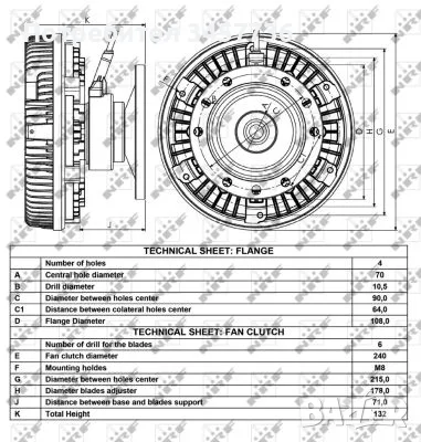 НОВО Виско съединител за камиони MAN , снимка 3 - Части - 56409336