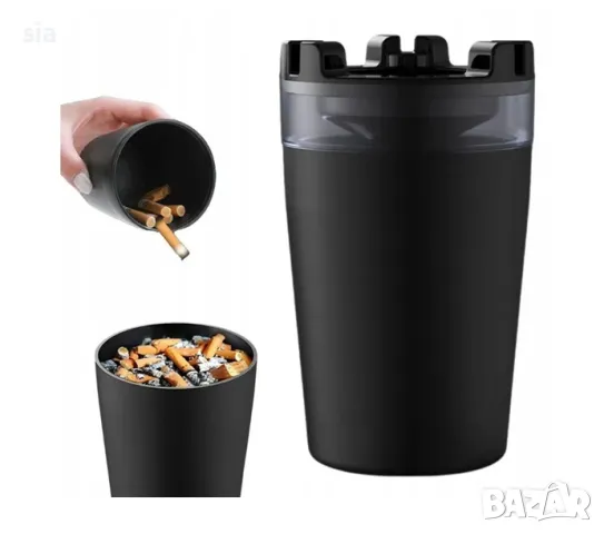 Пепелник за кола с воден филтър, снимка 4 - Аксесоари и консумативи - 49723106