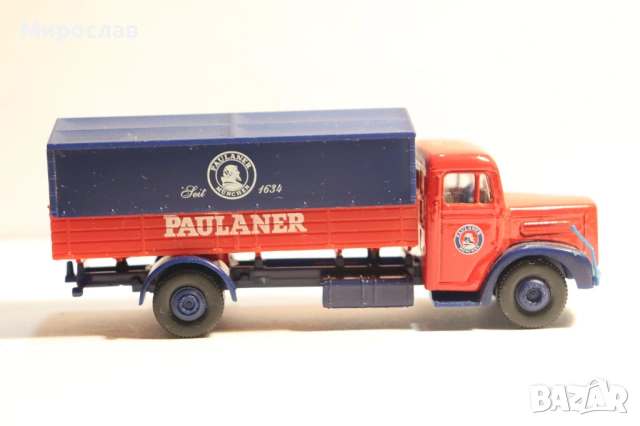 H0 1/87 MAN КАМИОН МОДЕЛ ТИР, снимка 3 - Колекции - 53200980