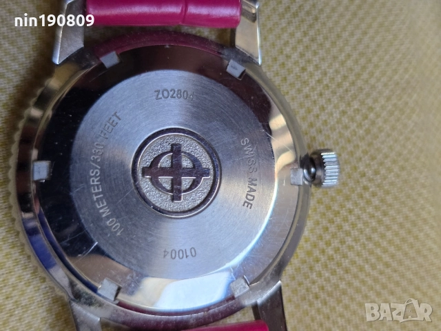 часовник Zodiac Sea Dragon – розов, 100m , снимка 8 - Мъжки - 51544140