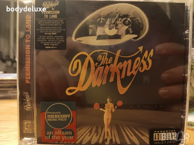 THE DARKNESS '' PERMISSION TO LAND'' аудио диск