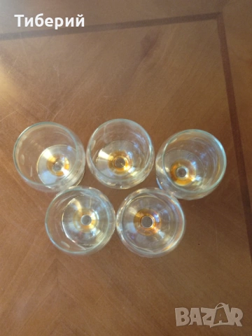 Стъклени чаши за ракия/ретро, снимка 5 - Чаши - 54308100