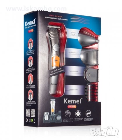 БЕЗЖИЧНА МАШИНКА ЗА ПОДСТРИГВАНЕ С 4 ФУНКЦИИ + ТУРБО РЕЖИМ - код 580, снимка 8 - Фризьорски принадлежности - 33967000