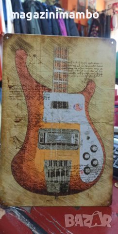 Rickenbacker 4000 Bass-метална табела(плакет), снимка 3 - Китари - 39151624