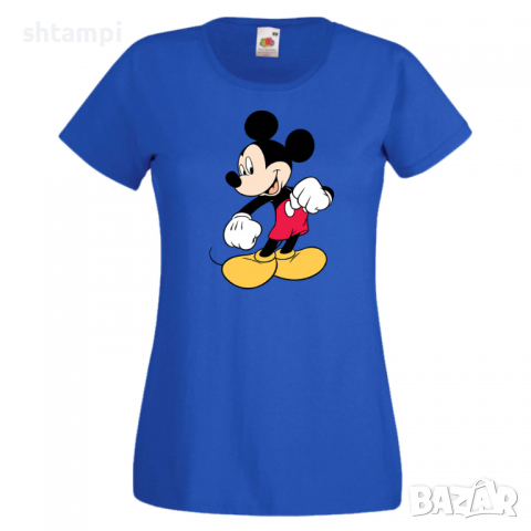 Дамска тениска Mickey Mouse 4 Мини Маус,Микки Маус.Подарък,Изненада,, снимка 2 - Тениски - 36526433