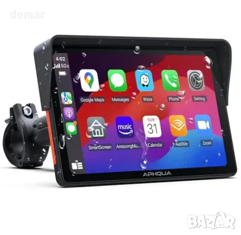 Безжичен CarPlay/Android Auto дисплей 26,1 см за автомобил, снимка 2 - Аксесоари и консумативи - 55871369