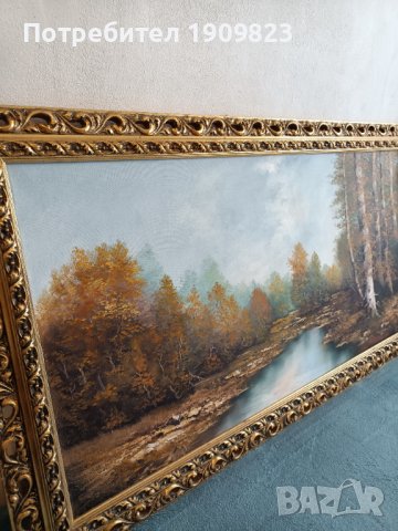 Голяма маслена картина , снимка 3 - Картини - 44255109