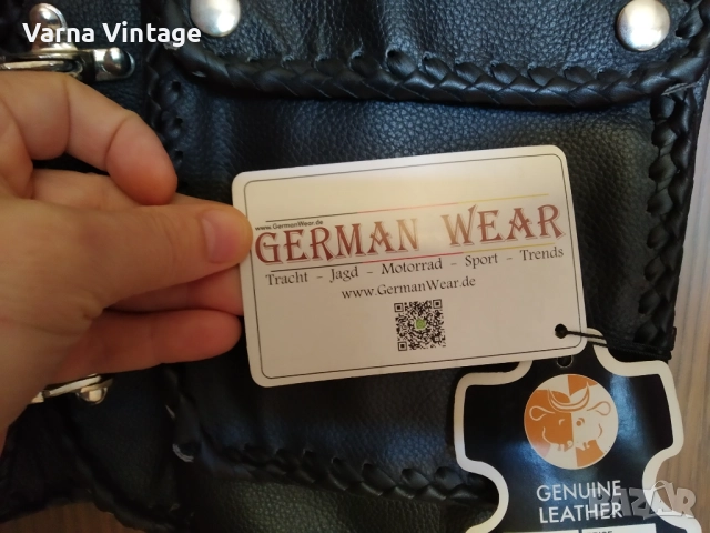 НОВ мото кожен елек с катарами. размер 46-48 (M-L). RAD MASTERS Германия., снимка 5 - Аксесоари и консумативи - 51766522