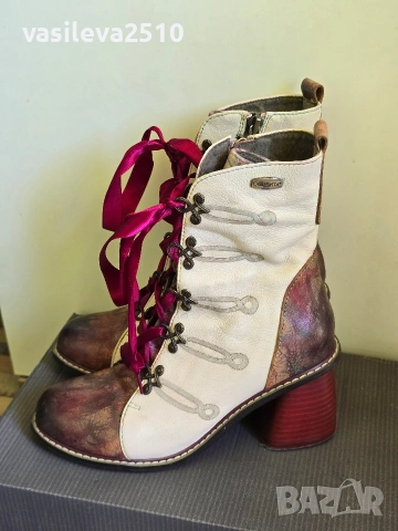 Laura Vita дамски оригинални боти от естествена кожа , снимка 7 - Дамски боти - 53892233
