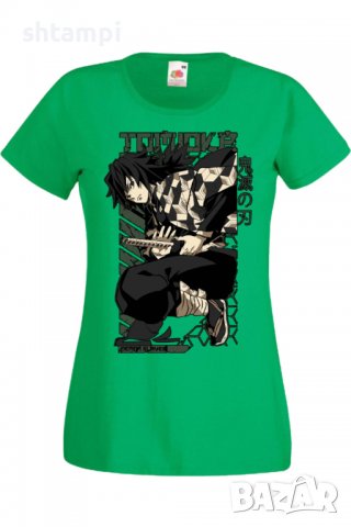 Дамска тениска Аниме Манга Demon Slayer Tomioka Gyuu,Анимация,игра,Празник,Повод., снимка 7 - Тениски - 38058677