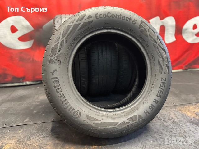 215 65 16, Летни гуми, Continental EcoContact6, 4 броя, снимка 5 - Гуми и джанти - 53936368