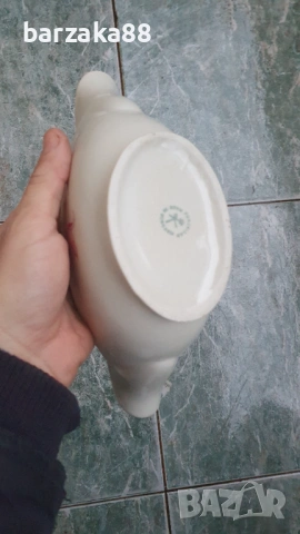 Българска порцеланова купа Ладия, снимка 4 - Сервизи - 53258011