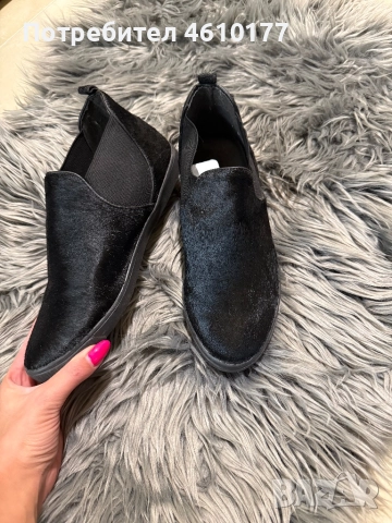 Дамски обувки с естествен косъм, снимка 3 - Дамски ежедневни обувки - 51900347