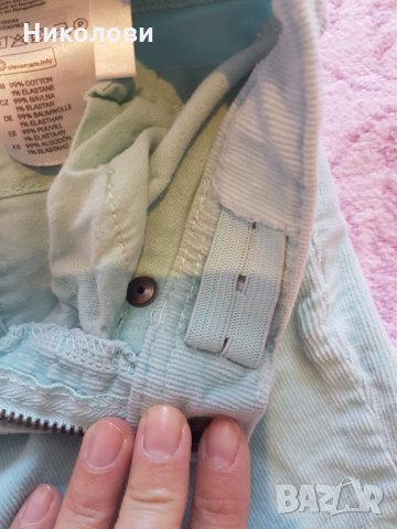 Зелени джинси - размер 122 h&m, снимка 4 - Детски панталони и дънки - 30861714