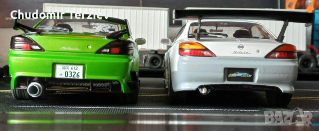 Solido 1:18 Nissan Silvia S15 мащабни модели коли 2бр., снимка 5 - Колекции - 54265603