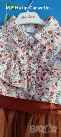 Детска рокля+гащеризон.Без никакви забележки.Подходящо за деца от3до5г, снимка 5 - Детски якета и елеци - 52532201