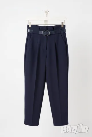 Панталон “Navy Tailored Fit” – тъмносин елегантен панталон арт.8026, снимка 6 - Панталони - 55821287