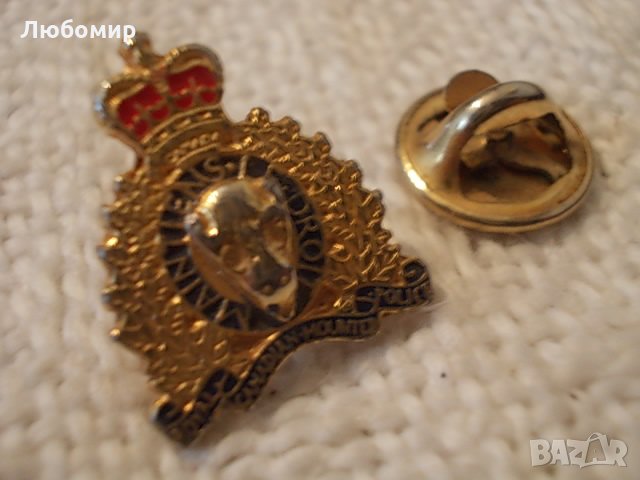 Значка Royal Canadian Mounted Police, снимка 2 - Други ценни предмети - 29237365