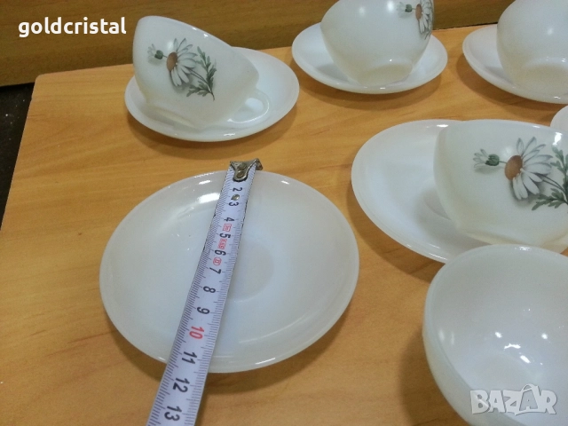 френски аркопал чаши за кафе , снимка 3 - Антикварни и старинни предмети - 51613338