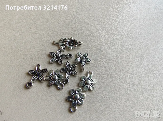 Висулка бижу - Вълшебни цветенца , снимка 3 - Други - 55817434