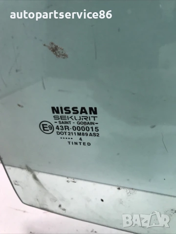 Стъкло за задна дясна врата за Nissan Almera Tino (2005) 43R-000015, снимка 2 - Части - 54311762