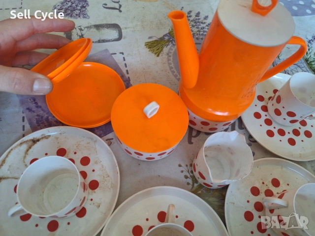 ✅ДЕТСКИ ПЛАСТМАСОВ ЧАЕН СЕРВИЗ❗, снимка 2 - Колекции - 53170969